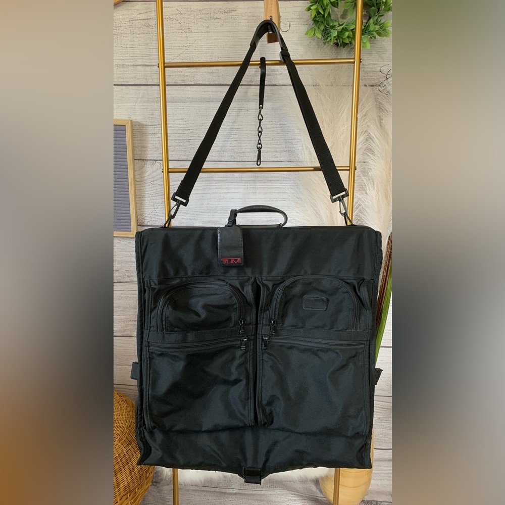 TUMI Alpha Black Ballistic Nylon Garment Bag